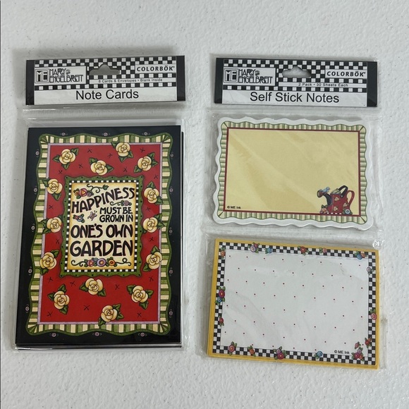 Mary Engelbreit NIP Lot of Notecards/Self Stick Notes & Bookmarks Vintage - Picture 2 of 7